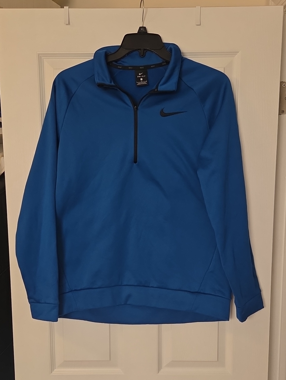 Nike Sz. L Dry Fit Women's 3/4 Zip Fleece Lined Sweatshirt